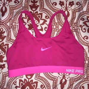 Nike Pro Sports Bra Women Size Medium